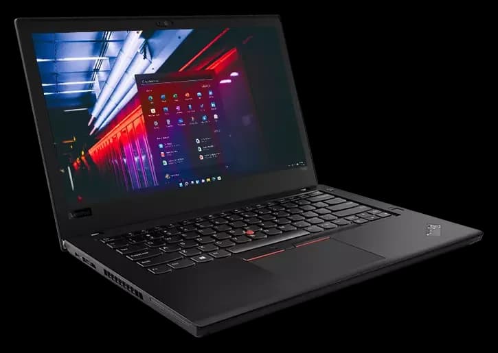 Notebook Lenovo ThinkPad aberto